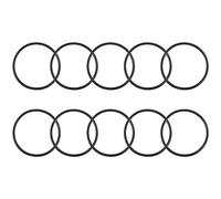 sourcing map Nitrilo Goma Juntas Tóricas 110mm OD 98,6mm ID 5,7mm Ancho, Métrico Nitrilo Goma Sellado Junta, Paquete de 10