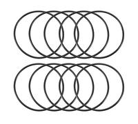 sourcing map Nitrilo Goma Juntas Tóricas 115mm OD 107mm ID 4mm Ancho, Métrico Sellado Junta, Paquete 10