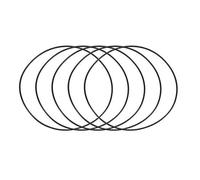 sourcing map Nitrilo Goma Juntas Tóricas 120mm OD 116mm ID 2mm Ancho, Métrico Sellado Junta, Paquete 5