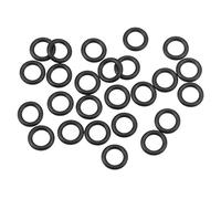 sourcing map Nitrilo Goma Juntas Tóricas 12mm OD 7,6mm ID 2,2mm Ancho, Métrico Nitrilo Goma Sellado Junta, Paquete 25