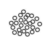 sourcing map Nitrilo Goma Juntas Tóricas 12mm OD 7mm ID 2,5mm Ancho, Métrico Nitrilo Goma Sellado Junta, Paquete 25