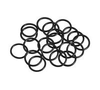sourcing map Nitrilo Goma Juntas Tóricas 14,8mm OD 11,2mm ID 1,8mm Ancho, Métrico Sellado Junta, Paquete 20