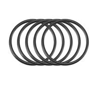 sourcing map Nitrilo Goma Juntas Tóricas, 16mm OD 14mm ID 1mm Ancho, Métrico Sellado Junta, Paquete de 50