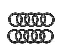 sourcing map Nitrilo Goma Juntas Tóricas, 18mm OD 12mm ID 3mm Ancho, Métrico Sellado Junta, Paquete 10