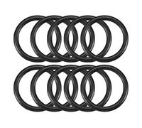 sourcing map Nitrilo Goma Juntas Tóricas, 27mm OD 21mm ID 3mm Ancho, Métrico Sellado Junta, Paquete 10