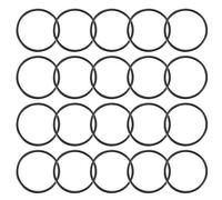 sourcing map Nitrilo Goma Juntas Tóricas, 27mm OD 24mm ID 1,5mm Ancho, Métrico Sellado Junta, Paquete de 20