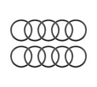 sourcing map Nitrilo Goma Juntas Tóricas 37mm OD 32mm ID 2,5mm Ancho, Métrico Nitrilo Goma Sellado Junta, Paquete 10