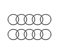 sourcing map Nitrilo Goma Juntas Tóricas, 37mm OD 33mm ID 2mm Ancho, Métrico Nitrilo Goma Sellado Junta, Paquete 10