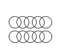 sourcing map Nitrilo Goma Juntas Tóricas, 50mm OD 45mm ID 2,5mm Ancho, Métrico Sellado Junta, Paquete 10