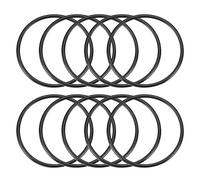 sourcing map Nitrilo Goma Juntas Tóricas 58mm OD 52mm ID 3mm Ancho, Métrico Sellado Junta, Paquete 10