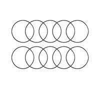 sourcing map Nitrilo Goma Juntas Tóricas 58mm OD 55mm ID 1,5mm Ancho, Métrico Nitrilo Goma Sellado Junta, Paquete 10