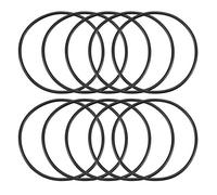 sourcing map Nitrilo Goma Juntas Tóricas 85mm OD 79mm ID 3mm Ancho, Métrico Sellado Junta, Paquete de 10