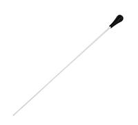 sourcing map Nuevo Negro ABS Manija Musical Música Bastón De Mando Del Conductor Regalo Blanco 38.1cm
