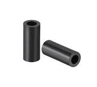 sourcing map Nylon Redondo Espaciador Arandela 4,2mm ID 7mm OD 20mm Altura para Tornillos M4 Negro 100uds
