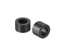 sourcing map Nylon Redondo Espaciador Arandela 4,2mm ID 7mm OD 5mm Altura para Tornillos M4 Negro 100uds