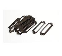 sourcing map Oficina Biblioteca 60x17mm Cajón De Archivo Etiqueta Sostenedor De Etiqueta Tono Bronce 20 Pc