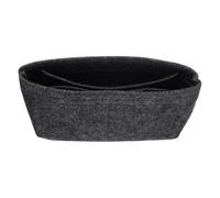 sourcing map Organizador de bolso, organizador de fieltro para bolso de mano de almacenamiento y acabado, forro interior con cremallera para mochila elegante, bolsas de hombro, gris oscuro, Bolsa: