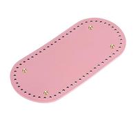 sourcing map Oval Bolsa Fondo Moldeador Almohadilla 25x12cm (Rosa)