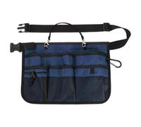 sourcing map Oxford - Delantal de herramientas de cintura ajustable de 13 x 9 pulgadas, con 6 bolsillos para hombres y mujeres, bolsa de carpintería, color azul