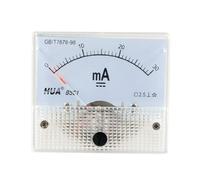 sourcing map Panel de Corriente Analógica Dc 0-30Ma sin Medidor de Pulso Amperímetro 85C1 30Ma Gris Blanco