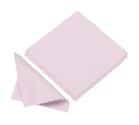 sourcing map Paño de limpieza de joyas de 3.15 x 3.15 pulgadas, 8 paños de microfibra de doble cara para joyas de latón plateado y dorado, rosa