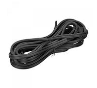 sourcing map Pantalla Línea, 15M/49,21 Pies Goma Sellado Tira Ventana Pantalla Retenedor, 6mm OD Negro