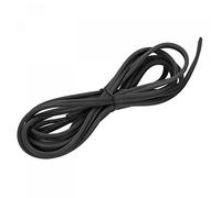 sourcing map Pantalla Línea, 5M/16,4 Pies Goma Sellado Tira Ventana Pantalla Retenedor, 4mm OD Negro