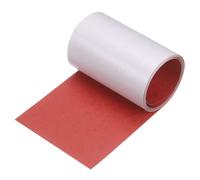 sourcing map Papel adhesivo aislante eléctrico de 130 mm de ancho, 3.2 pies de longitud, película aislante para batería 18650 21700 26650, 0.2 mm de grosor, rojo, paquete de 3