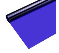 sourcing map Papel de filtro de color de gel, película de PVC, 100 x 100 cm, azul 82 para luz de cabeza roja de estudio fotográfico