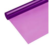 sourcing map Papel de filtro de color de gel, película de PVC, 100 x 100 cm, morado 797 para luz de cabeza roja de estudio fotográfico
