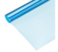 sourcing map Papel de filtro de color de gel, película de PVC, 40 x 50 cm, azul cielo, para luz de cabeza roja