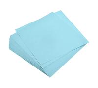 sourcing map Papel Origami de Doble Cara 100 Hojas, Papel Cuadrado de 15x15cm para Proyecto de Artesanía Artística, Principiantes, Decoración de Regalos, Azul Claro