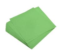 sourcing map Papel Origami de Doble Cara 100 Hojas, Papel Cuadrado de 15x15cm para Proyecto de Artesanía Artística, Principiantes, Decoración de Regalos, Verde