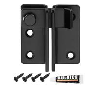 sourcing map Paquete de 1 pestillo abatible, cerradura de seguridad de acero inoxidable de 2.4 pulgadas, cerradura de puerta de granero, acabado cepillado, para valla de granero, jaula de mascotas