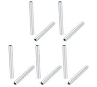 sourcing map Paquete de 10 Lámpara Tubo Boquilla M6 Rosca 50mm para Lámpara