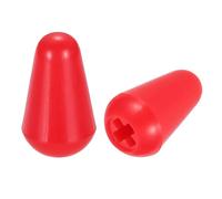 sourcing map Paquete de 2 pomos de punta de interruptor para guitarra eléctrica, tapa de interruptor de 3 vías de apertura cruzada de 3,7 mm, piezas de repuesto para selector de pastilla para guitarra