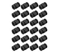 sourcing map Paquete de 24 Anti-Vibración Golpe Absorción para RC Negro | Amortiguación Goma Bolas M3.5x13mm, Cuadricóptero FPV Cardán Cámara Montaje
