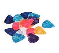 sourcing map Paquete de 24 Guitarra Púas 0, 71mm Grosor Multicolor | Guitarra Accesorios, para Acústica Guitarra Eléctrica Guitarra Bajo Guitarra