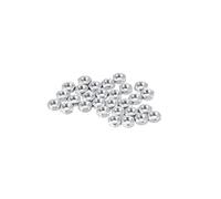sourcing map Paquete de 25 Hexagonales Tuercas 304 Inoxidable Acero