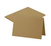 sourcing map Paquete de 25 papeles de cartulina en blanco de 5.9 x 7.9 pulgadas, cartulina natural a granel, papel de cartulina pesado plegado grueso para impresora, tarjetas de bricolaje, regalo de