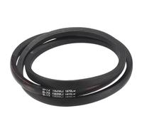 sourcing map Paquete de 3 correas trapezoidales clásicas envueltas B72, circunferencia exterior de 75 pulgadas, correa trapezoidal de goma industrial, perfil B, para equipos de maquinaria industrial,