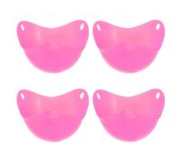 sourcing map Paquete de 4 escalfadores de huevos, tazas escalfadoras de huevos de silicona antiadherentes, vasos escalfados, utensilios de cocina para desayuno, para microondas, freidora de aire