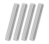 sourcing map Paquete de 4 varillas totalmente roscadas M10 x 65 mm, acero inoxidable 316 para mano derecha, para fijación de montaje de muebles, paso de 1,5 mm
