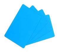 sourcing map Paquete de 50 tarjetas de PVC en blanco de 30 mil, tarjetas de crédito en blanco, tarjetas de crédito en blanco, tarjetas de plástico impermeables e impresión de doble cara para impresora