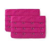 sourcing map Par 4 Gancho Brassiere La Correa Del Sujetador Extensores Damas Fucsia-2pcs Talla única