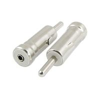 sourcing map para Coche Macho Conectores de Antena de Radio Am/FM Adaptadores