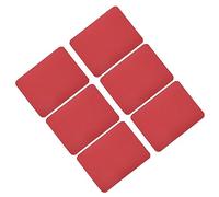 sourcing map Parches para Planchar 6uds, Parches Termoadhesivos de Reparación Telas Ropa, Rojo 4,9"x3,7", para Reparación Ropa Pantalones Bolsos Agujeros y Decoración