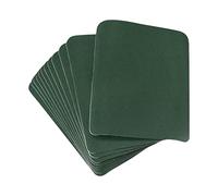sourcing map Parches Termoadhesivos 12uds para Reparación de Ropa Telas, Parches de Tela para Planchar, Verde Oscuro 4,9"x3,7" para Decoración Reparación de Agujeros Ropa, Pantalones, Bolsa