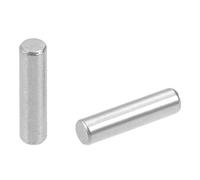 sourcing map Pasador 3 mm x 12 mm, Clavijas de Acero Inoxidable 304, Estantes de Apoyo, Tono Plateado 50 Piezas