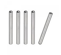 sourcing map Pasadores de clavija de 8 x 80 mm, 5 piezas de acero inoxidable 304 con cabeza redonda plana biselada, pasadores de litera, clavijas de soporte para estantes, elementos de sujeción